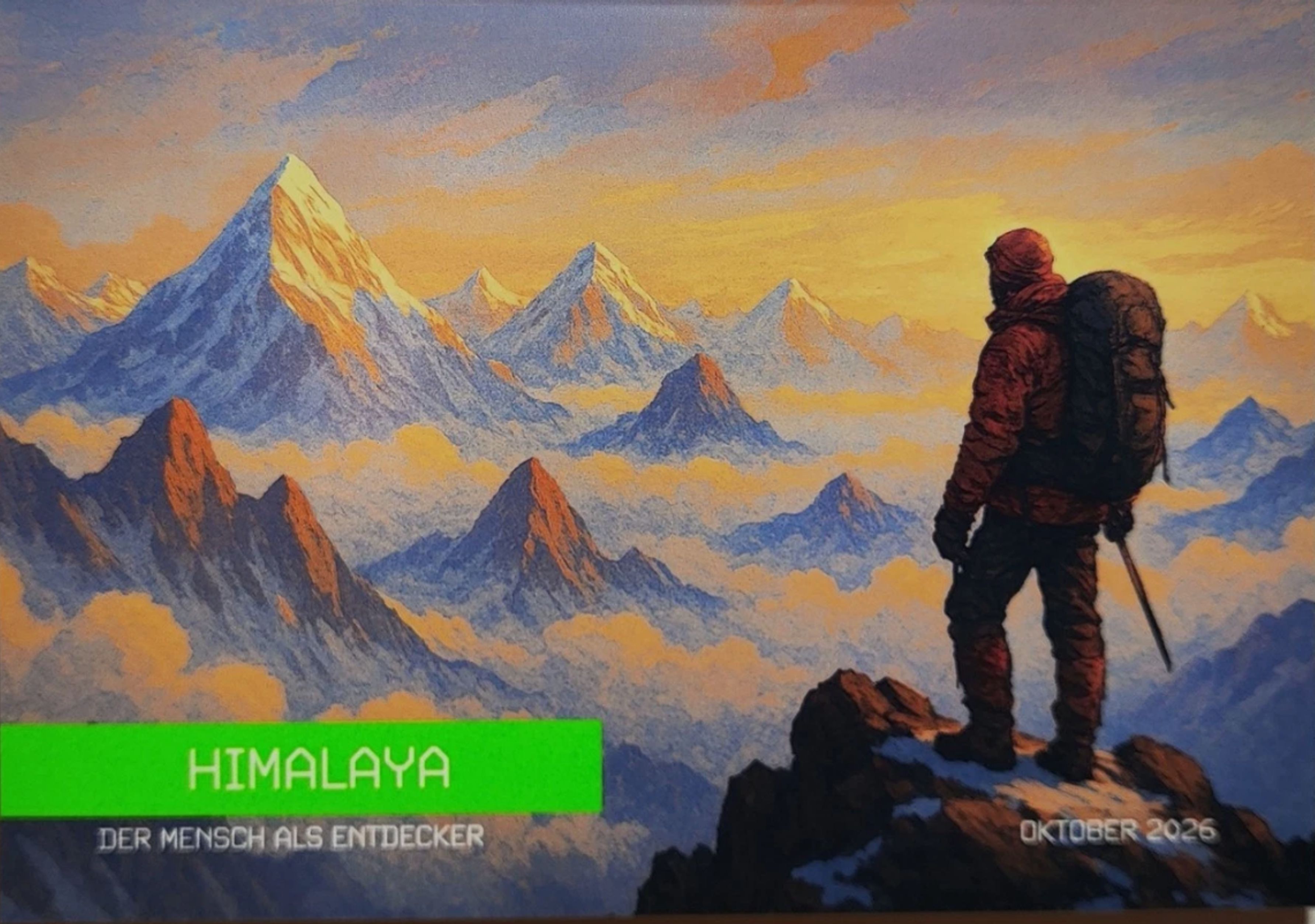 MH: Himalaya 2026, Crypto, Farbe Grün