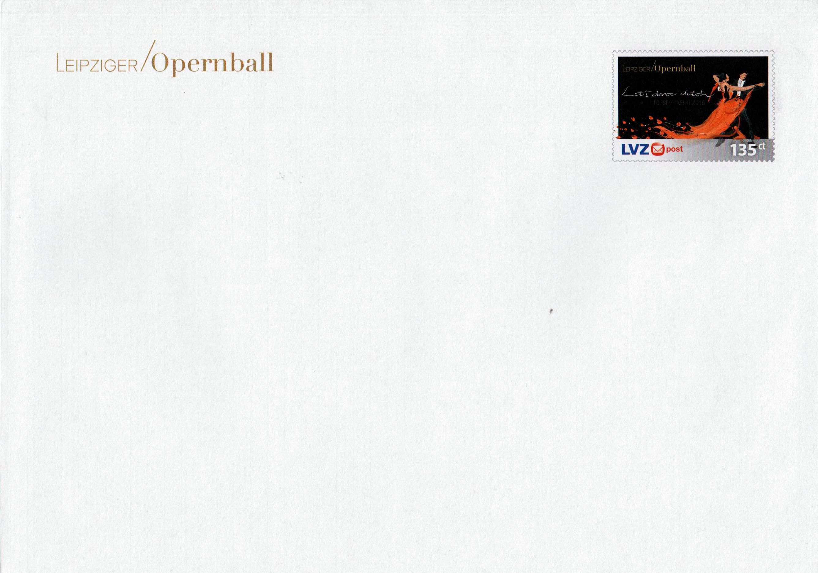 Leipziger Opernball 2016 (DINA5-Kuvert)