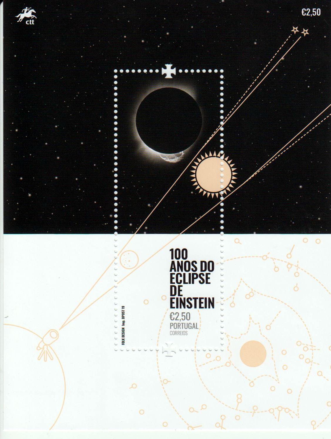 Block: Einstein, Sonnenfinsternis
