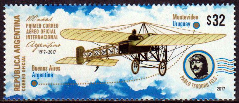 100 J. Luftbriefservice, Altes Flugzeug