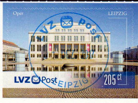 Leipziger Oper, Logoänderung, gestempelt
