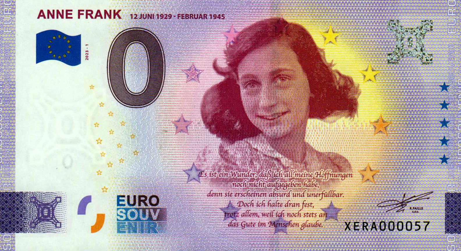 Anne Frank - 12 Juni 1929 - Februar 1945 2023-1
