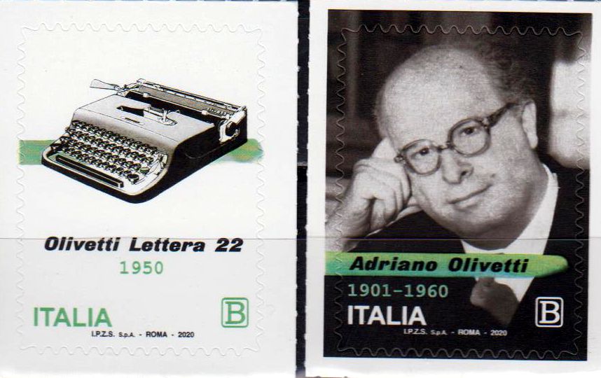 Olivetti Lettera 22 & A. Olivetti 2020, sk