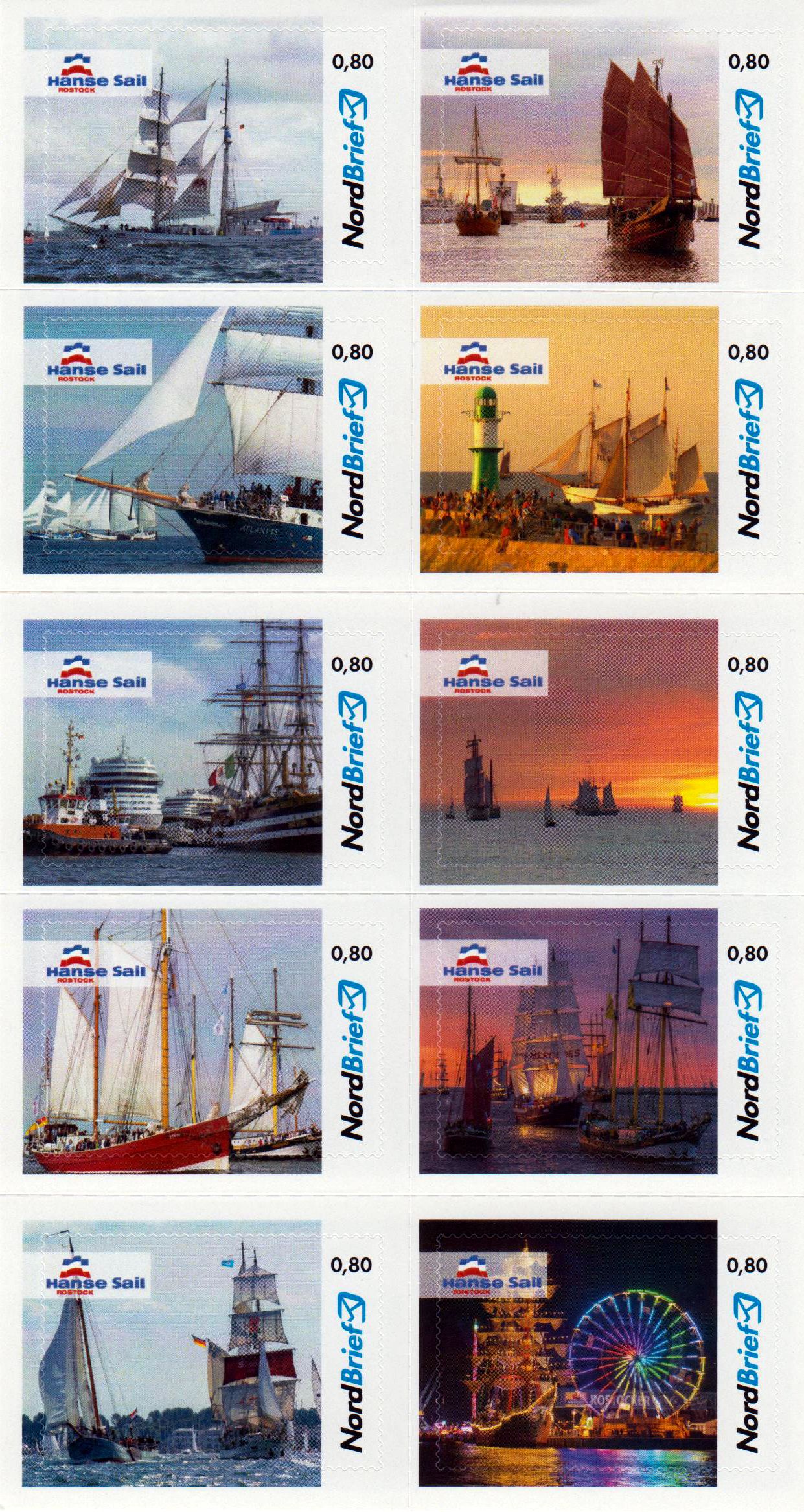 Hanse Sail 2023, sk, gestempelt