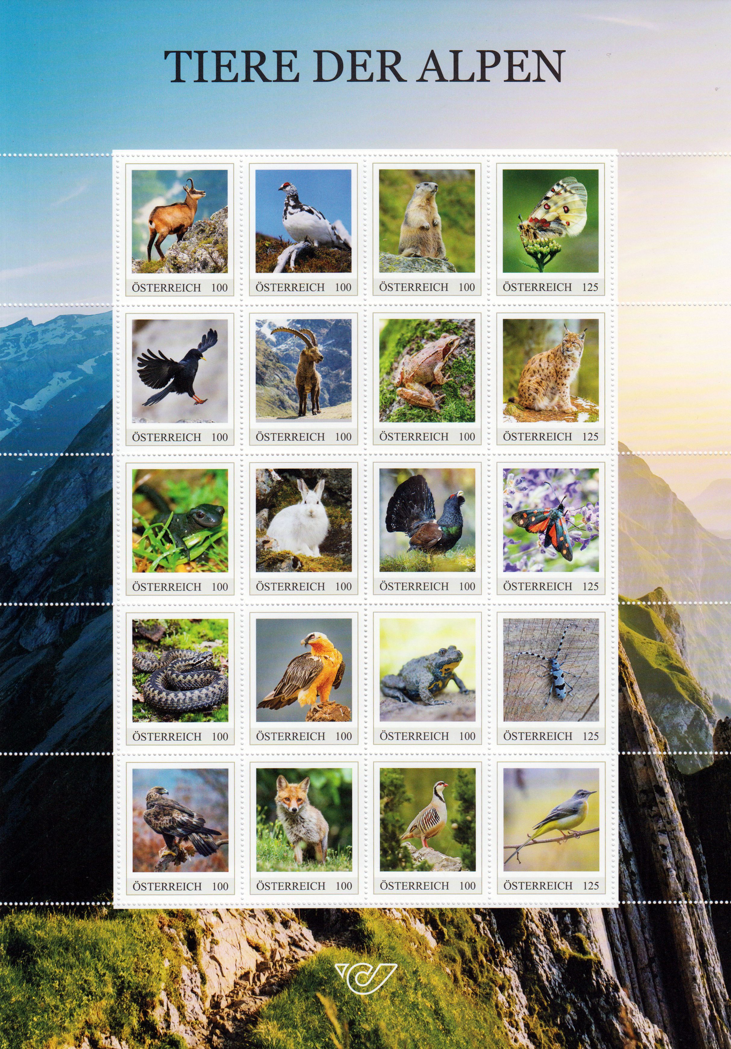 Zdr. Tiere der Alpen 2026, Markenedition 20