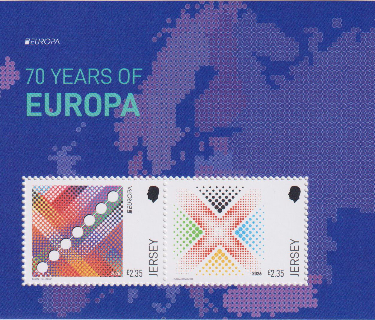 Block: Europa 2026, 70 Jahre Europa Briefmarken