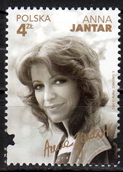 Polnische Musikstars Anna Jantar