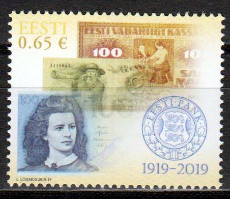 100 J. Zentralbank 2019, Banknoten