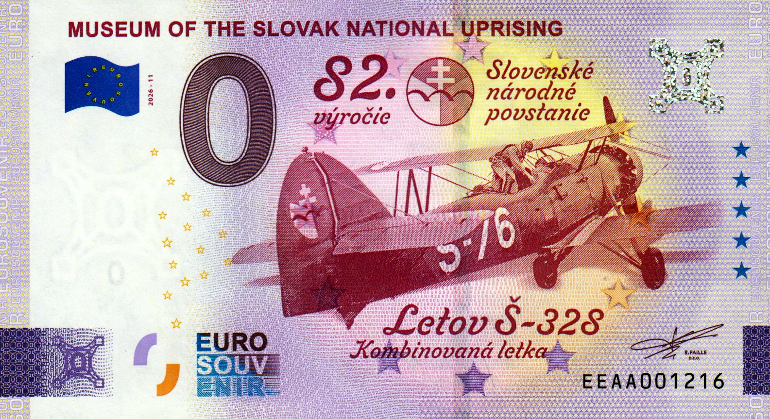 Museum of the Slovak National Uprising, Letov S-328 2026-11 Silber
