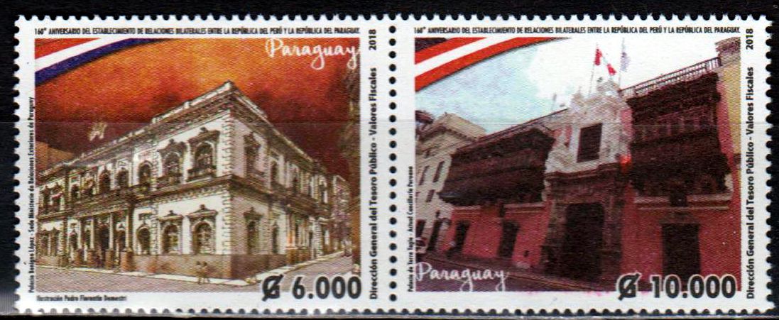 160 Jahre bilaterale Gründung der Republik Peru und Paraguay 2018, Gebäude