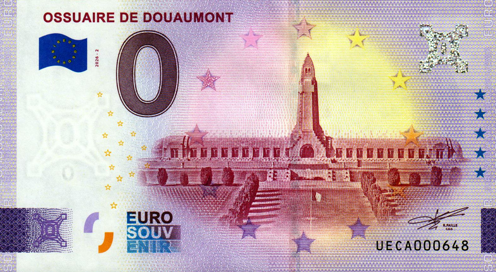 Ossuaire de Douaumont 2026-2 Silber