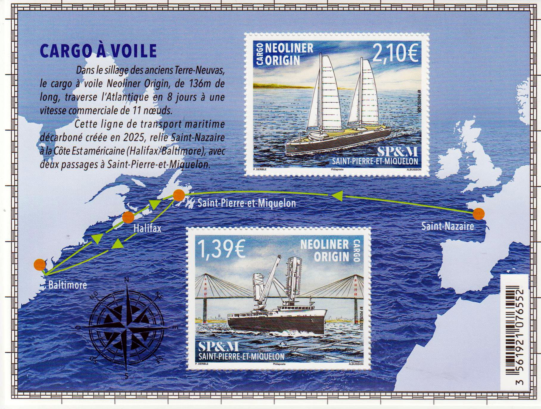 Block: Segelfrachter Cargo Neoline
