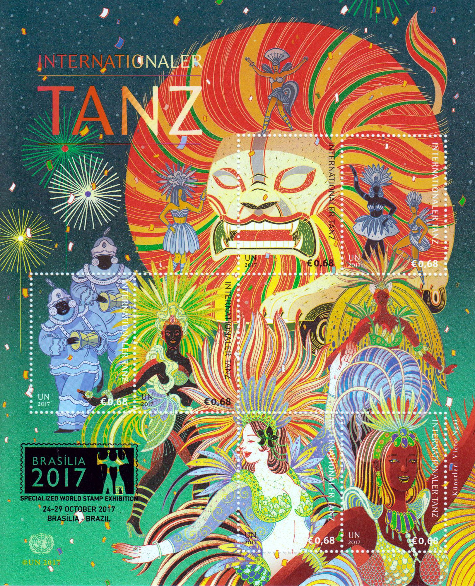 Block: Tänze, Überdruck Brasilia 2017