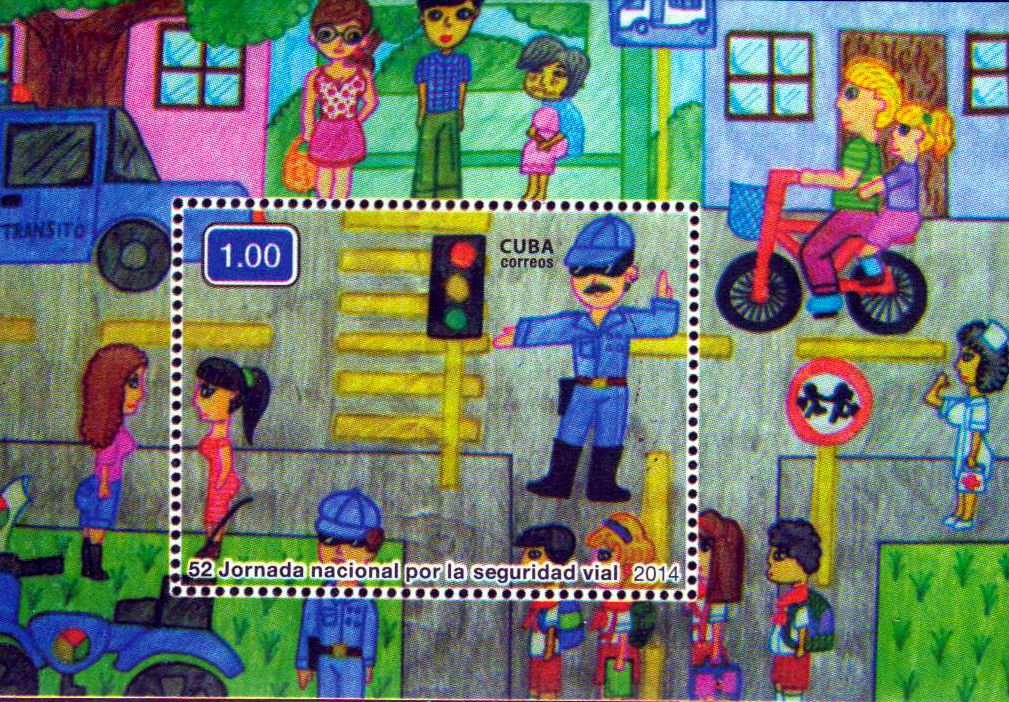 Block: Verkehrssicherheit 2014, Kinderzeichnung