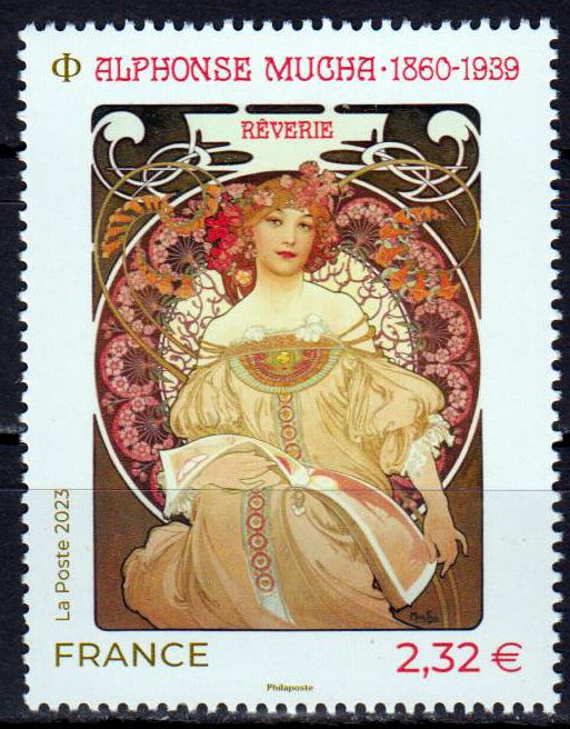 Alphonse Mucha 2023, Gemälde