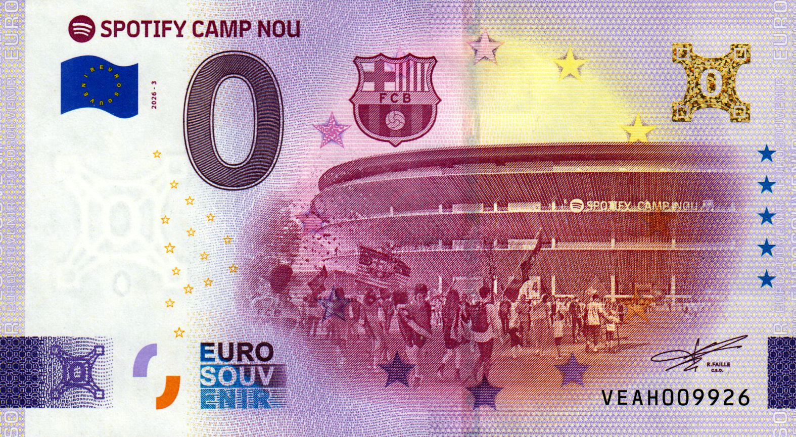 Spotify Camp Nou 2026-3 Gold