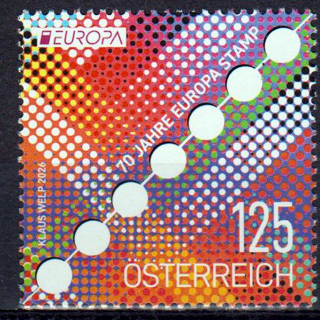 Europa 2026, 70 Jahre Europa Briefmarke