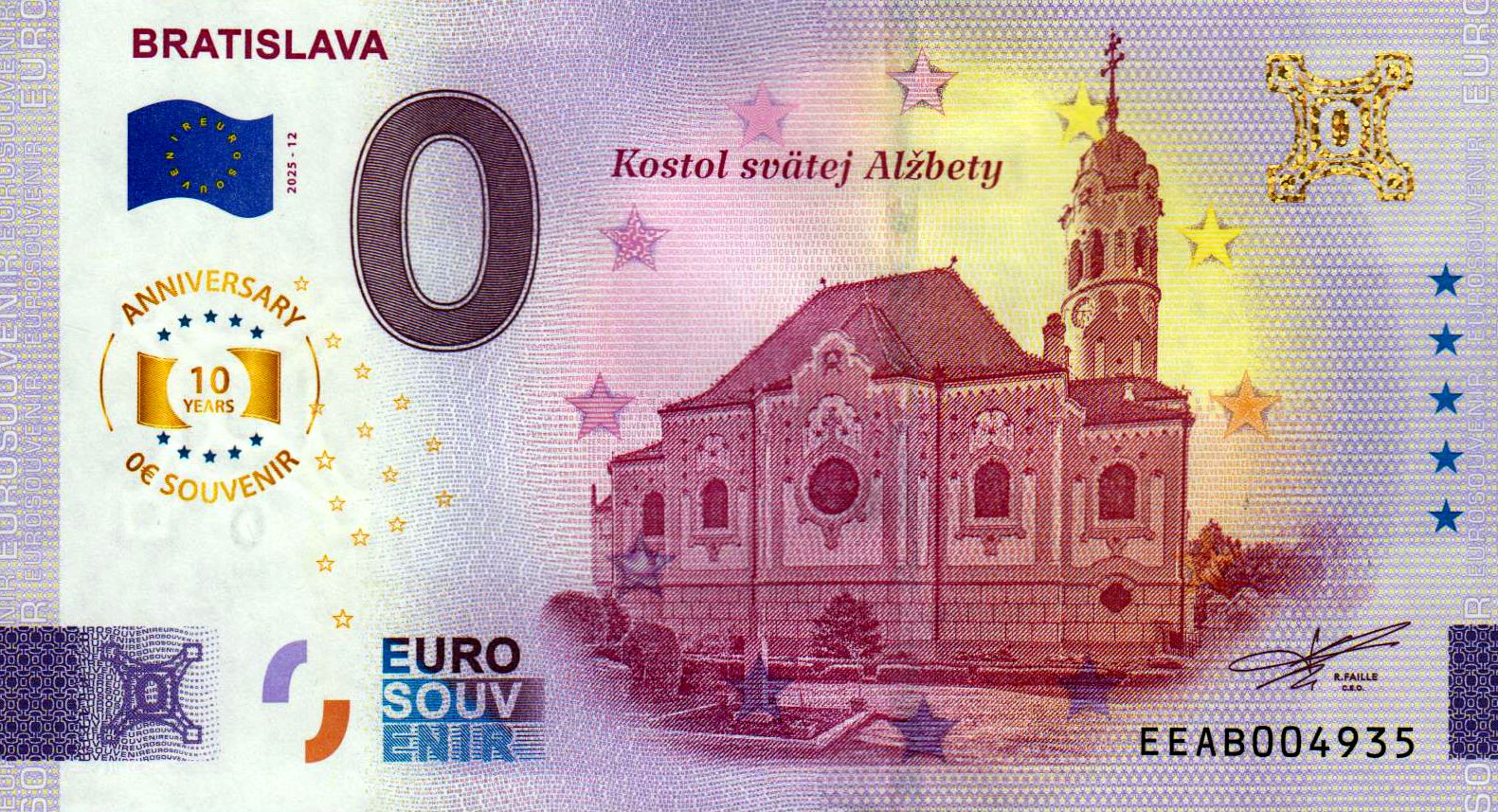 Bratislava - Kostol svätej Alzbety 2025-12 Anniversary
