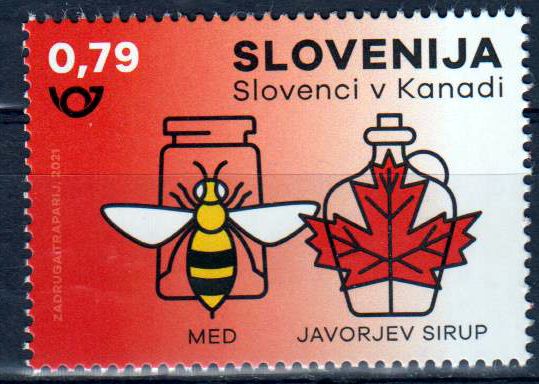 Slowenen in Kanada 2021, Biene, Ahornblatt