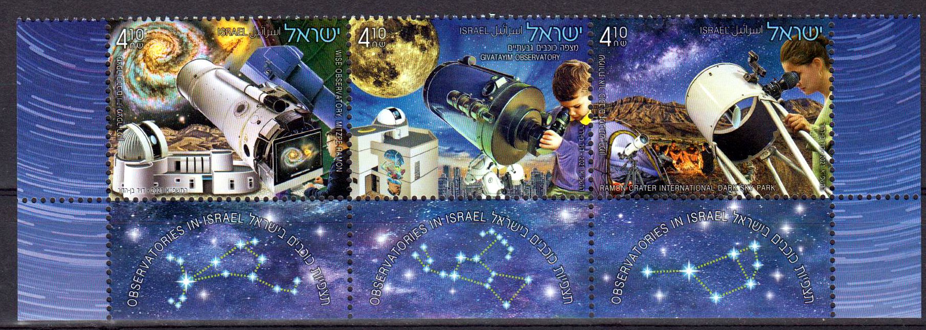 Observatorien in Israel 2021