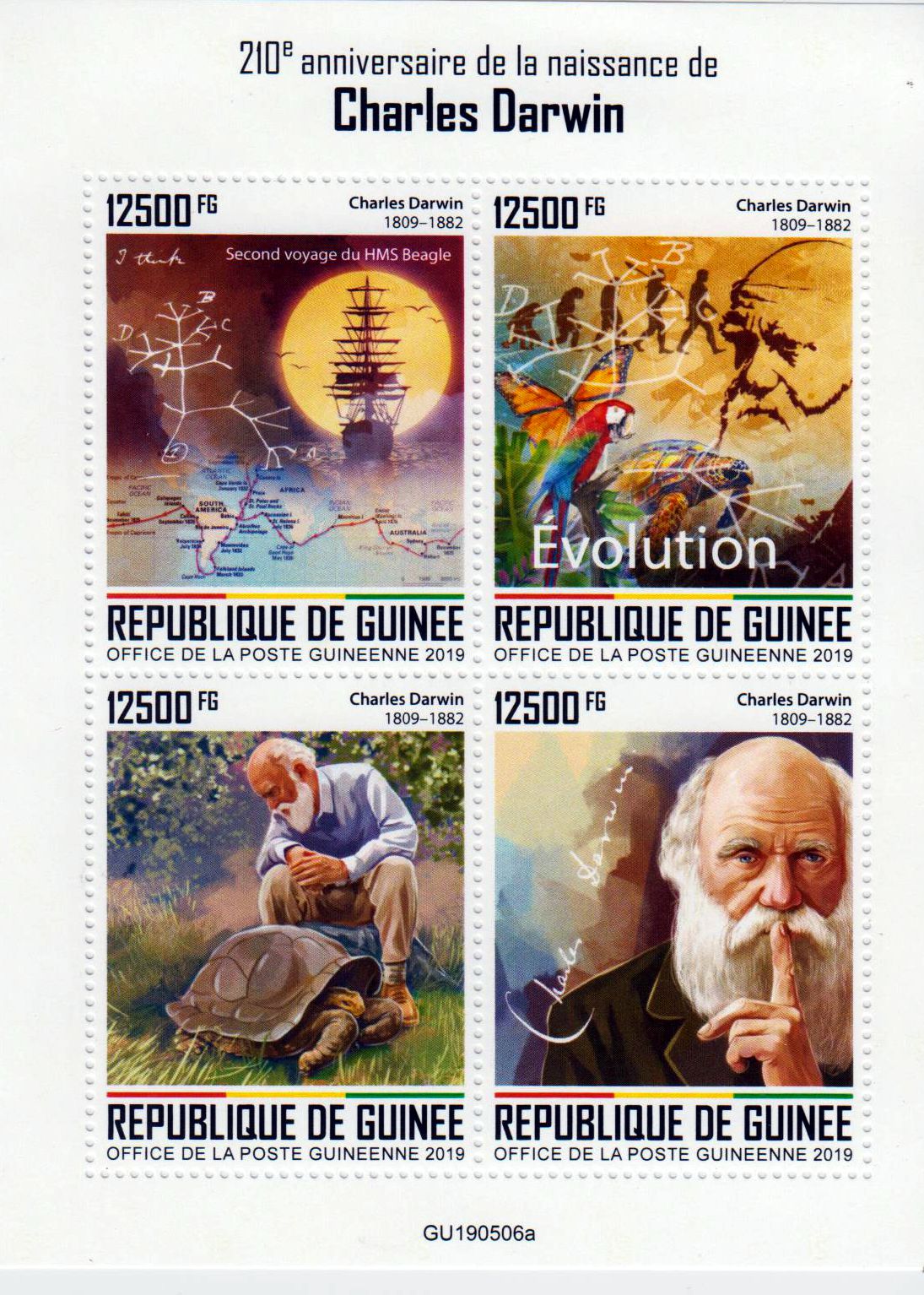 210. Geburtstag Charles Darwin, Schildkröte