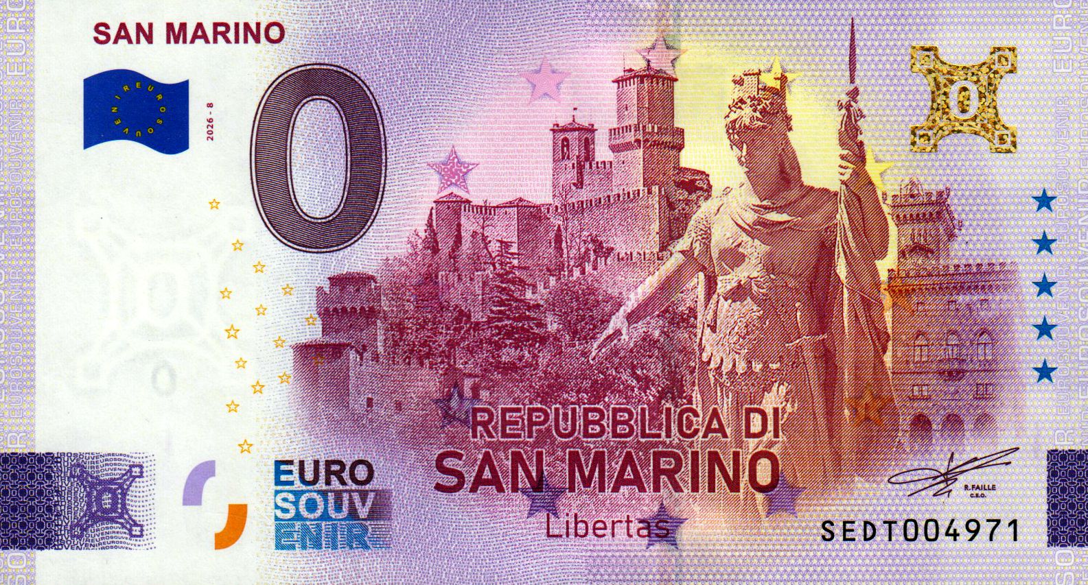 San Marino - Liberta 2026-8 Gold