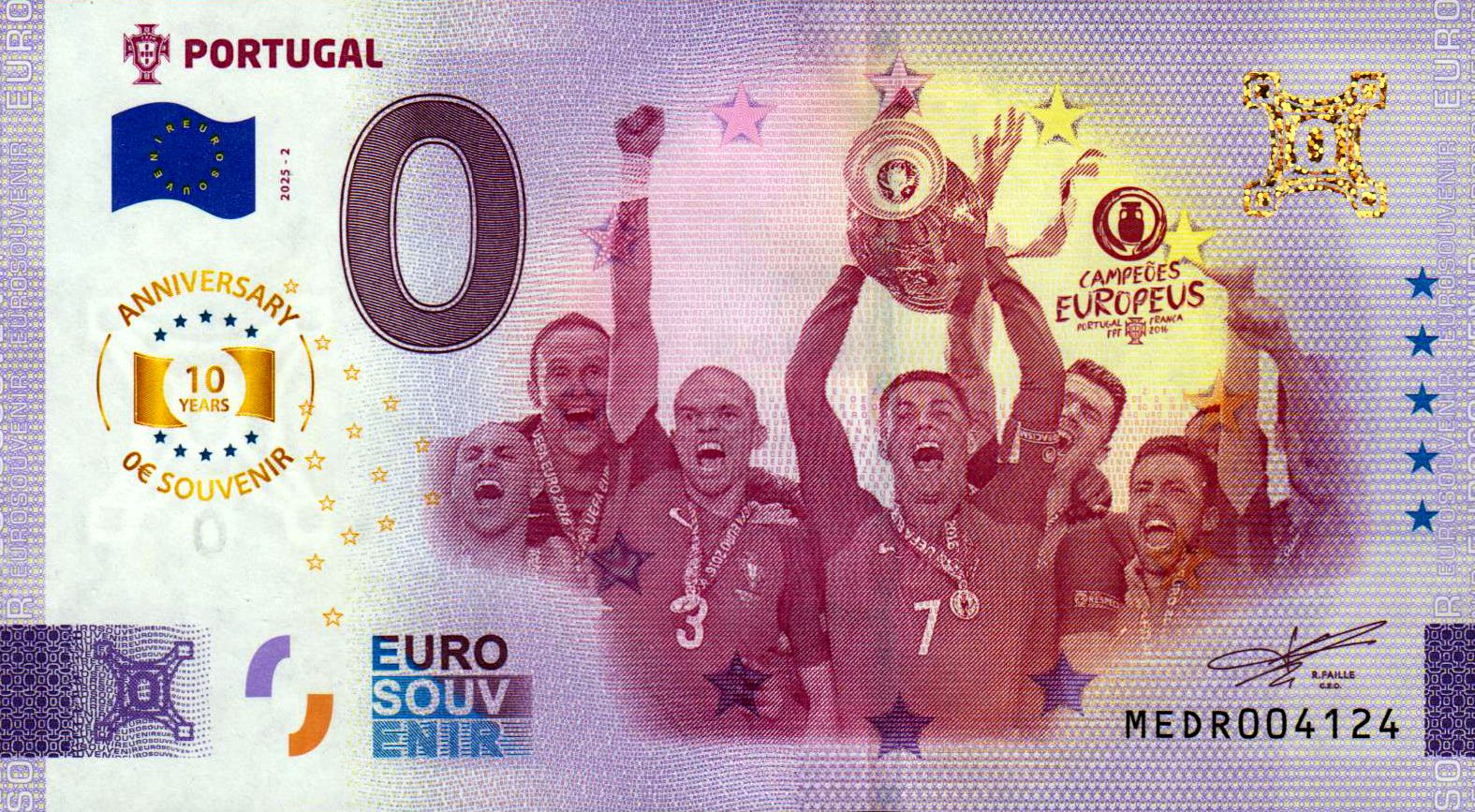 Portugal - Campeoes Europeus 2025-2 Anniversary