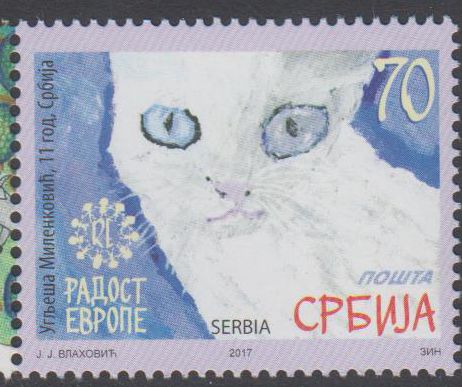 Freude Europas 2017, Katze, Kinderzeichnung