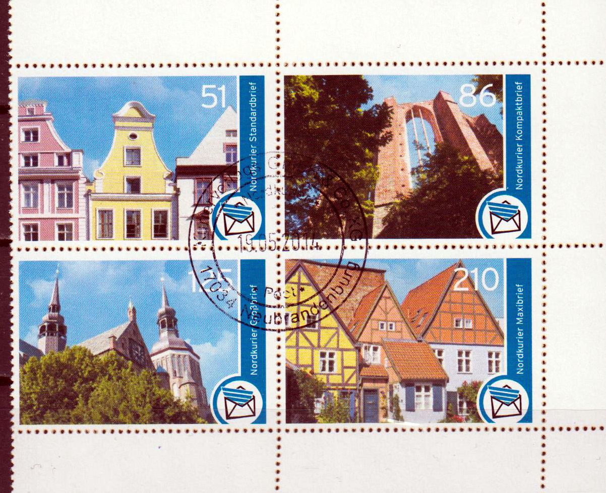 Weltkulturerbe Stralsund 2014 gestempelt