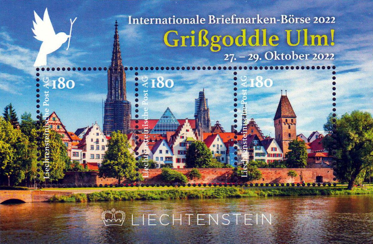 Block: Grißgoddle Ulm!, Briefmarken-Messe 2022