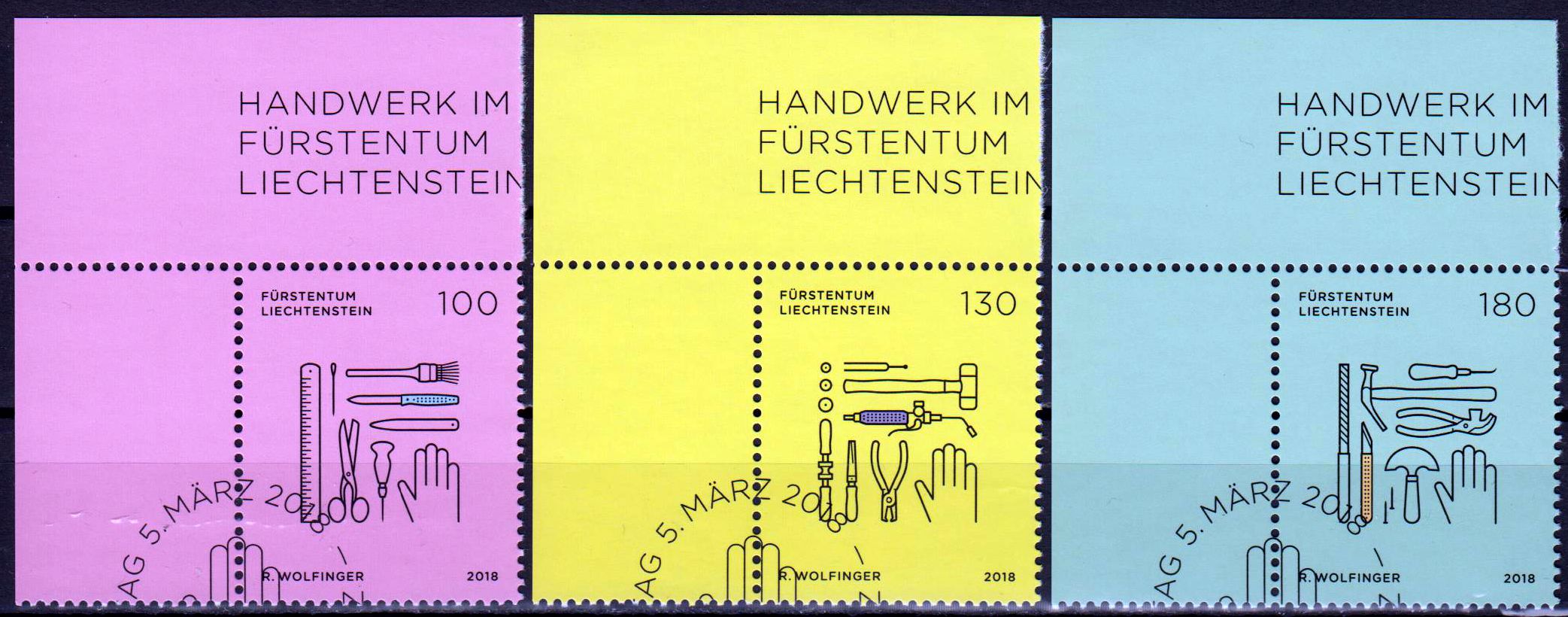 Handwerk II 2018, gestempelt