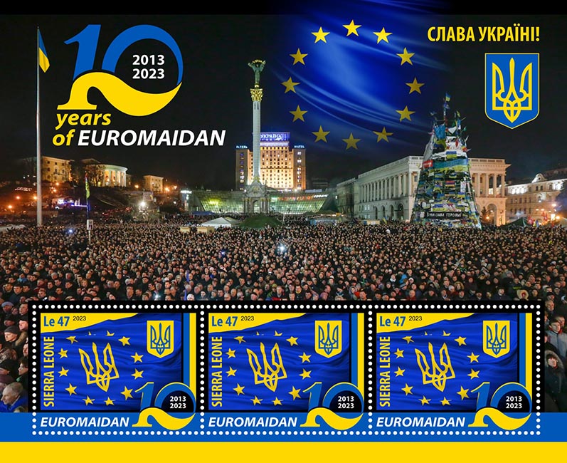 10 Jahre Euromaidan in Ukraine 2023