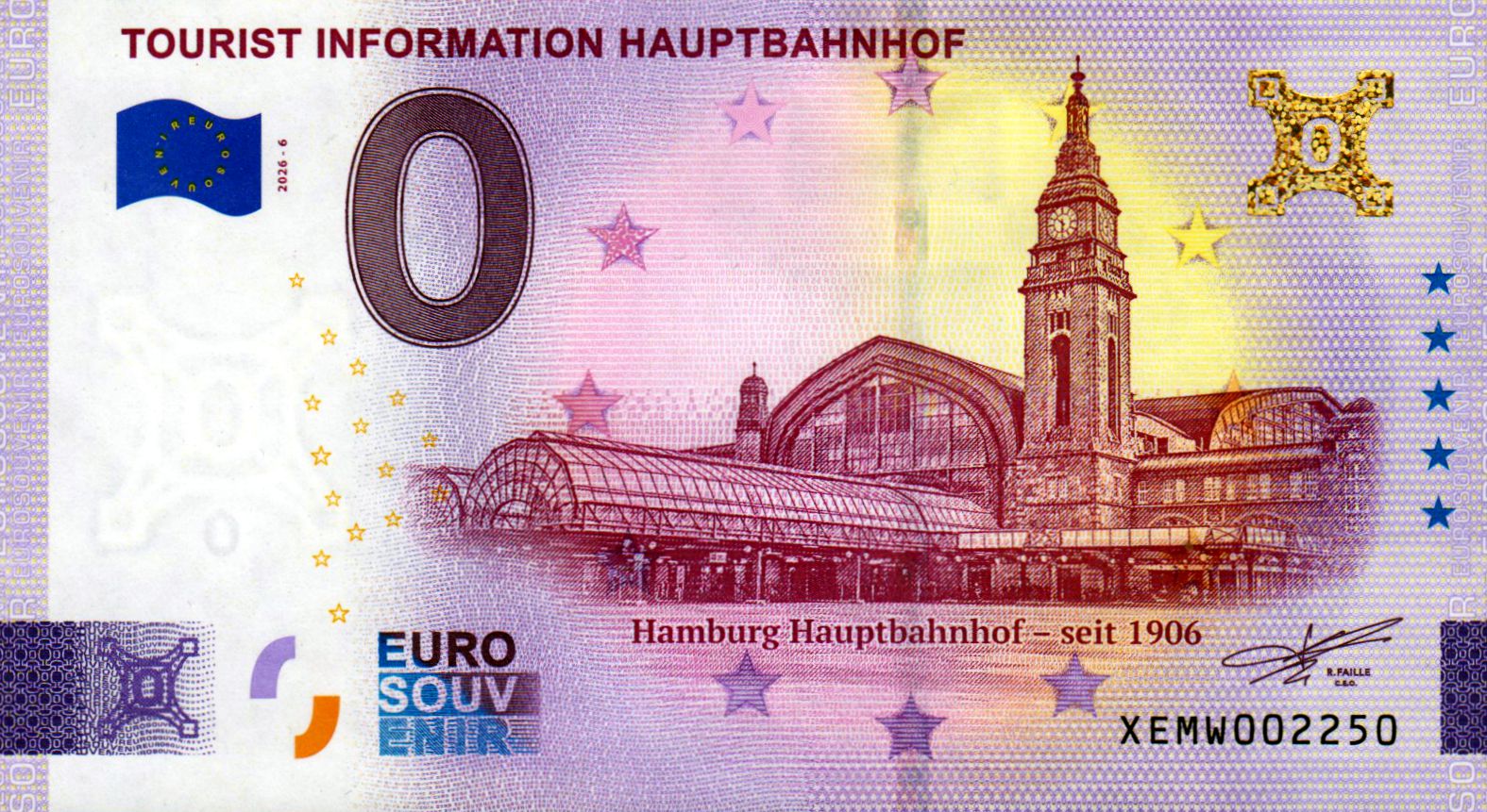 Tourist Information Hauptbahnhof Hamburg 2026-6 Gold