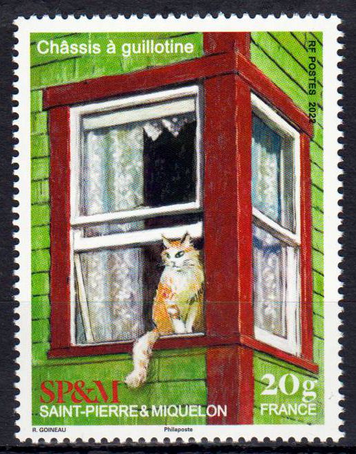 Schiebefensterrahmen 2022, Katze