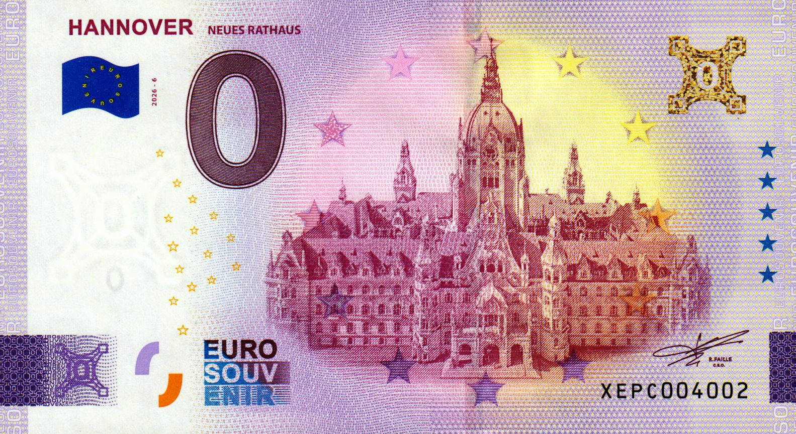 Hannover - Neues Rathaus 2026-6 Gold