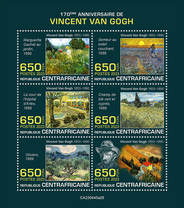 Vincent van Gogh 2023, Gemälde