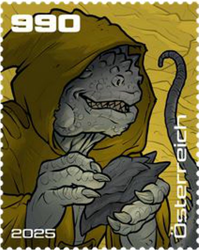 Block: Crypto Stamp "Raka" 2025, gelb