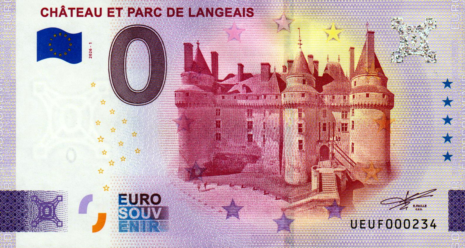 Chateau et Parc de Langeais 2026-1 Silber