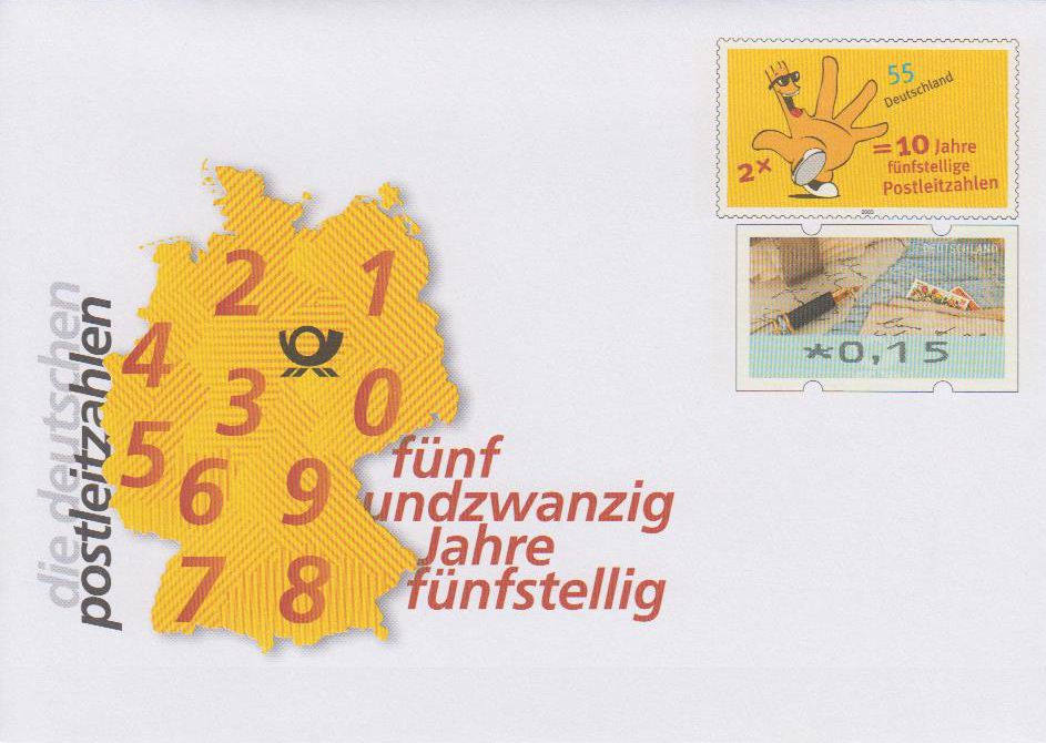 25 Jahre fünfstellige Postleitzahlen 2018