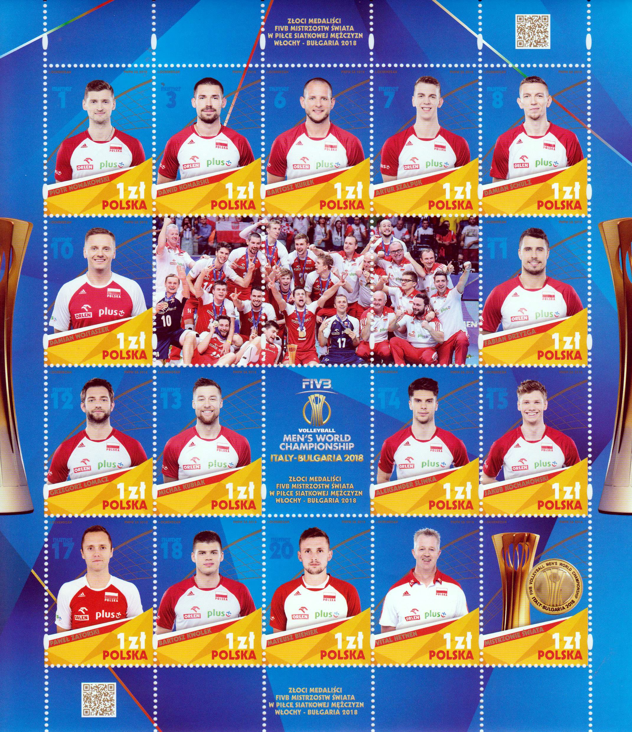 Zdr. Volleyball WM Goldmedaillen 2018