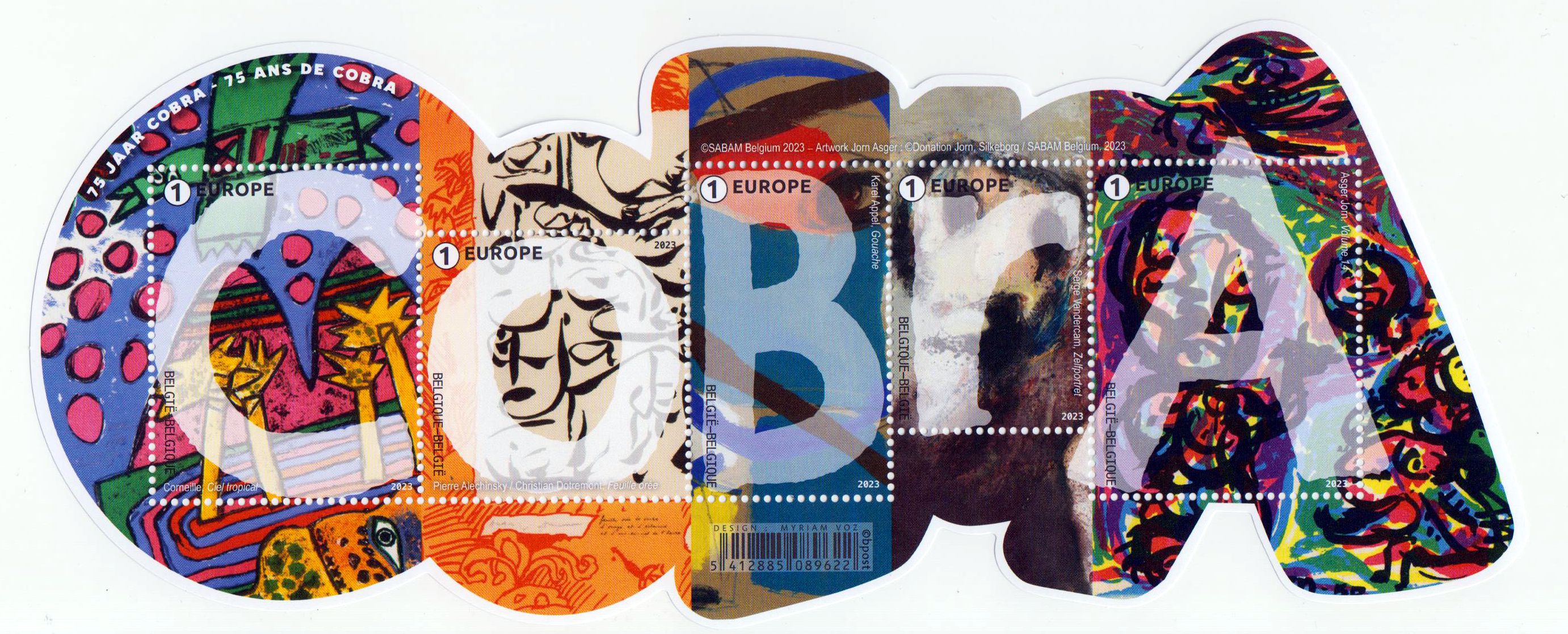 Block: 75 Jahre COBRA 2023, Kunst
