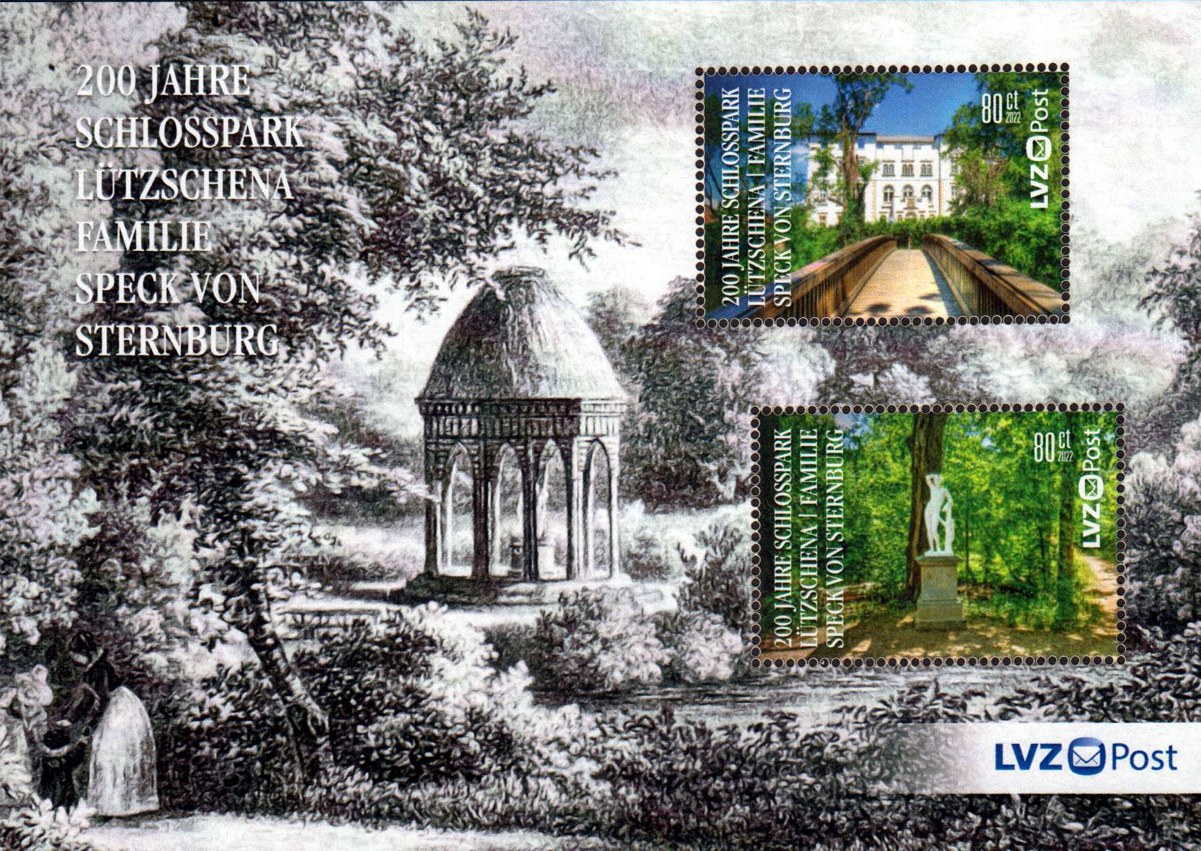 Block: 200 Jahre Schlosspark Lützschena