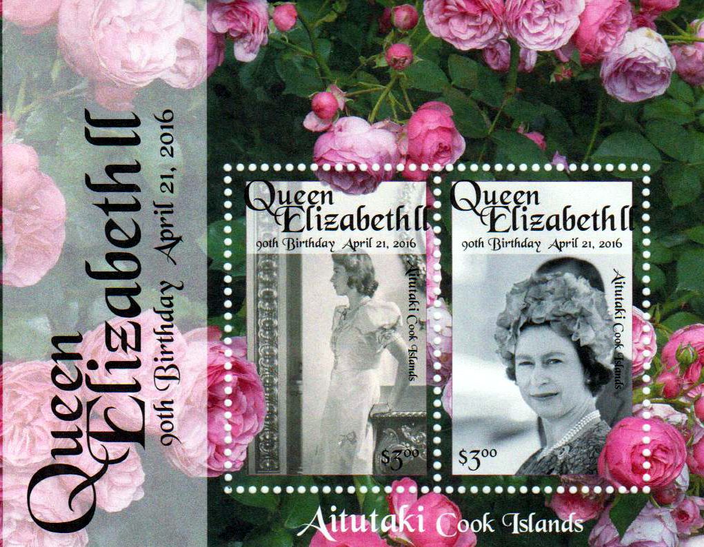 Block: 90. Geb.tag Queen Elisabeth