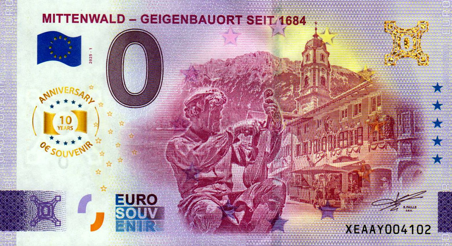 Mittenwald - Geigenbauort 2025-1 Anniversary