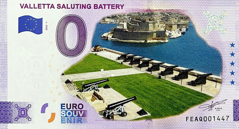 Valletta Saluting Battery 2022-1, Coloriert