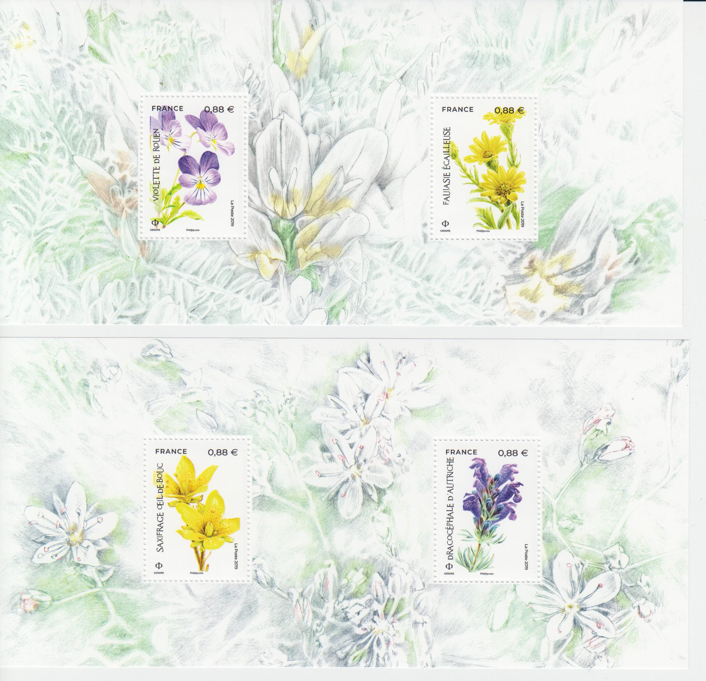 Block: Flora Souvenir, Blumen