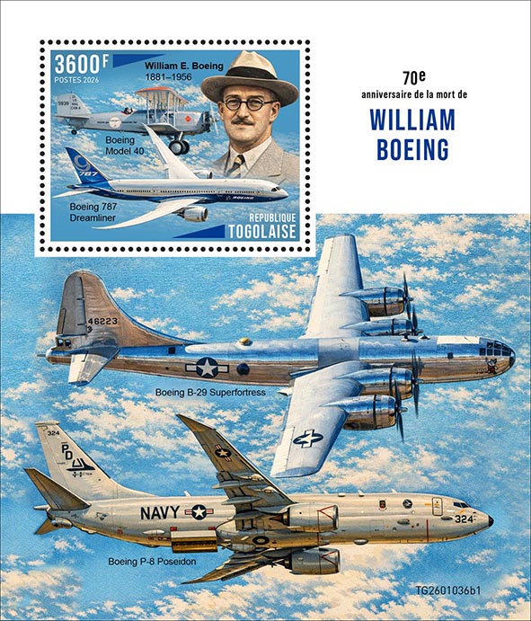 Block: 70. Todestag William Boeing I 2026