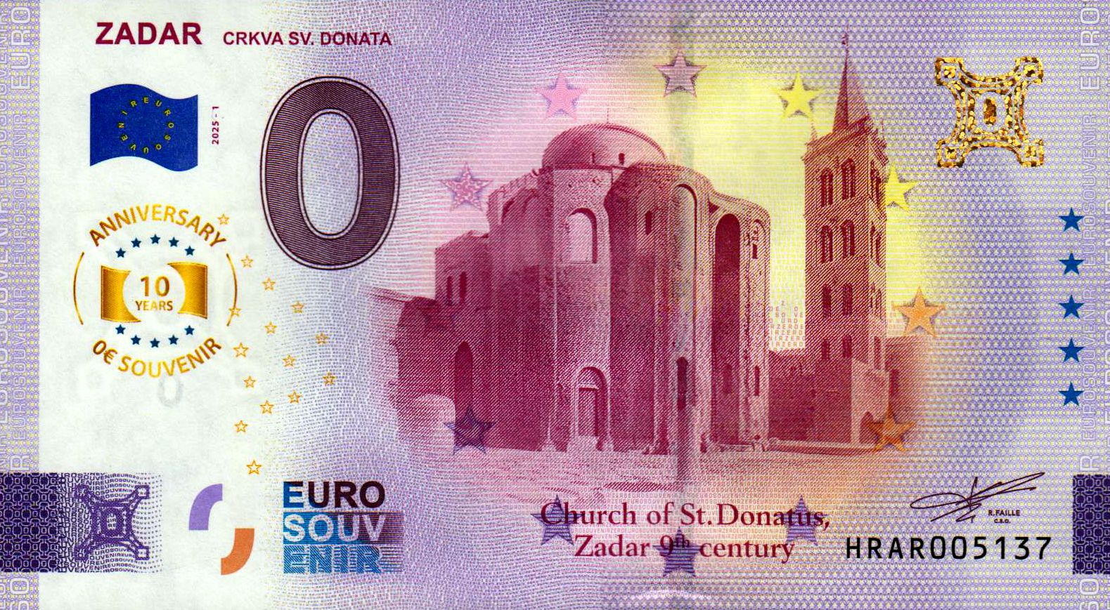 Zadar - Crkva Sv. Donata 2025-1 Anniversary