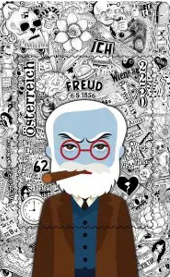 Block: Freud, Der Analytiker 2026, Farbe Klinisches Blau