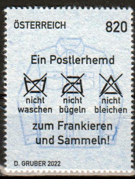 Ein Postlerhemd 2022, Stoffmarke